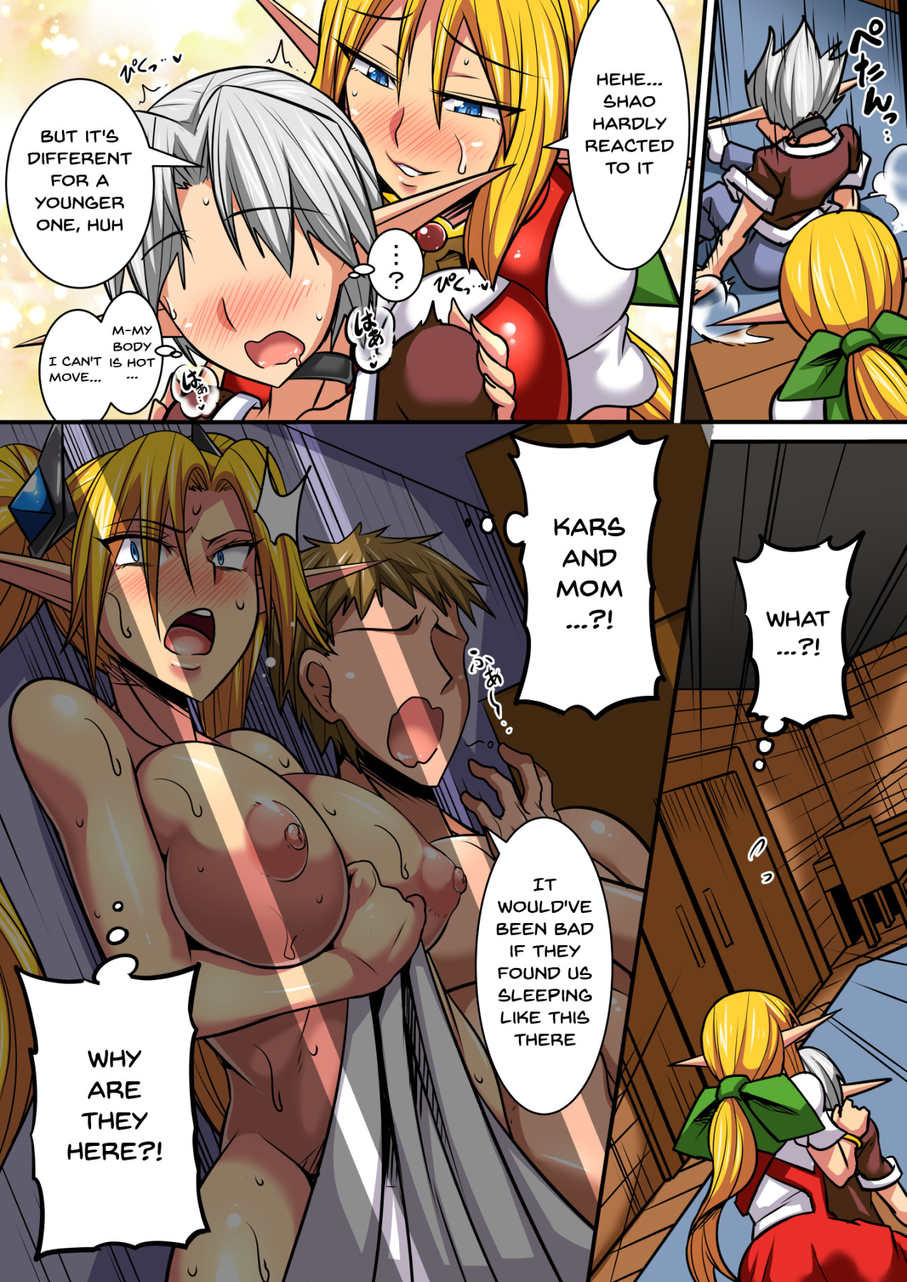 Hentai Manga Comic-Having a Culture Exchange With an Elf Mother and Daughter ~Lena Edition~-Read-50